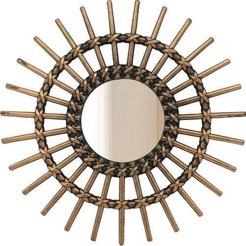 Miniatura 4 de Espejos dorados retro para pared, paquete de 3. Espejos redondos. Espejos decorativos. Espejos de pared pequeños para decoración del hogar. Marcos
