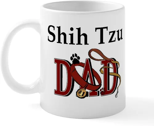 Miniatura 32 de CafePress Cute Shih Tzu Dog Mugs - Taza de café de cerámica de 11 oz (11.0 fl oz)