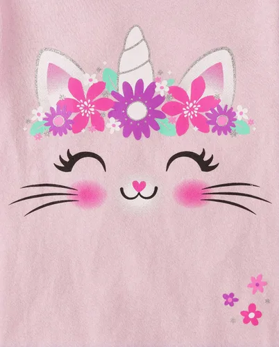 Miniatura 21 de The Children's Place Baby-Girls and Toddler Unicorns,Butterflies,Trends Short Sleeve Graphic T-Shirts,3 Pack