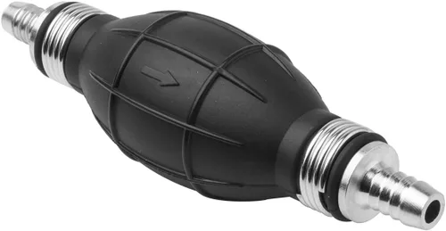 Miniatura 5 de 10 mm 3/8 pulgada Bomba de cebado de tipo foco de 10 mm, de goma, para transferencia de combustible, línea de combustible de vacío, bomba de mano