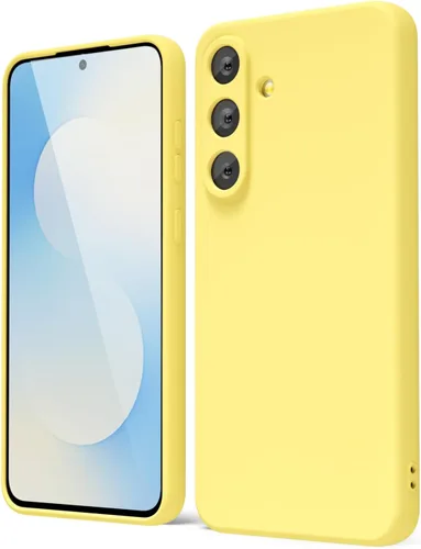 Miniatura 390 de oakxco Funda para teléfono Samsung Galaxy S21 Ultra con agarre de silicona líquida, bonita funda delgada y delgada de goma suave de TPU lisa