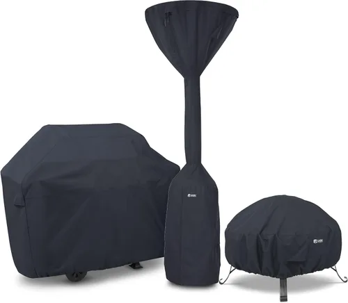 Miniatura 7 de Classic Accessories Cubierta cuadrada resistente al agua para hoguera de 36 pulgadas, cobertura completa, cubiertas para muebles de patio