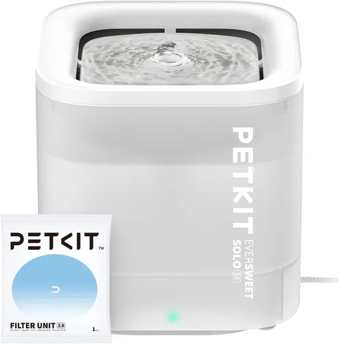 Miniatura 9 de PETKIT Nueva fuente de agua para gatos con bomba inalámbrica, fuente de agua ultra silenciosa para mascotas de 65 oz/1.85 L para gatos y perros