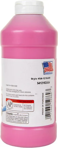Miniatura 42 de Crayola Premier - Pintura al temple para niños, color blanco (16 onzas), suministros para el aula para niños, ideal para artes y manualidades,