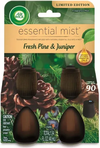 Miniatura 2 de Air Wick Essential Mist – Recarga doble Fresh Pine & Juniper, 2 recargas