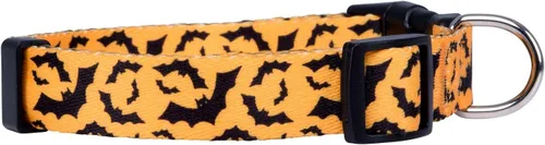 Miniatura 2 de Native Pup Collar de perro de Halloween (grande, murciélagos)