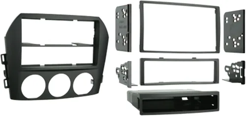 Miniatura 2 de Metra 99-7506 Kit de instalación DIN/doble DIN para vehículos Mazda Miata MX-5 2006-2008 (negro) y arnés de cableado Metra Electronics 70-7903
