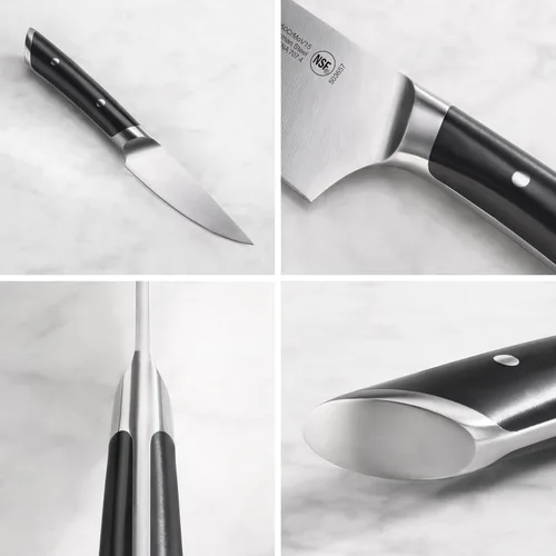 Miniatura 5 de Cangshan HELENA Series - Cuchillo de pelar forjado de acero alemán de 3.5 pulgadas con funda (negro)
