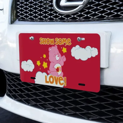 Miniatura 2 de GRAPHICS & MORE Care Bears Love-A-Lot Bear - Placa de metal para tocador