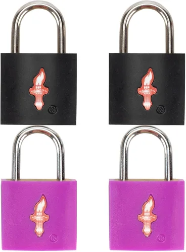 Miniatura 11 de Paquete de 8 candados TSA para maleta, candado de equipaje TSA para maletas, maletas y fundas de armas, cerradura de seguridad de latón macizo