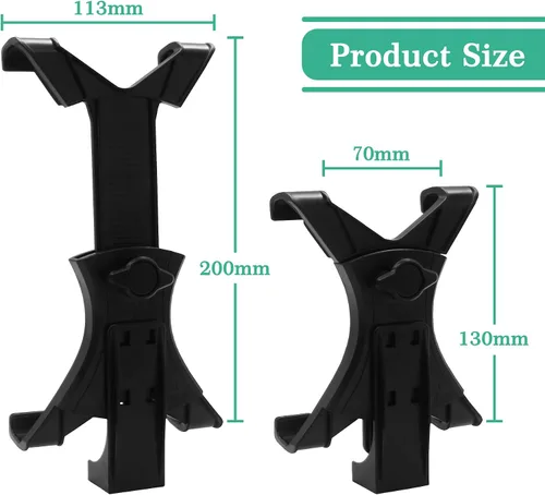 Miniatura 3 de LINKCOOL Adaptador universal de trípode para tablet, para iPad/Air/Mini, Samsung Galaxy Tab, Nexus y la mayoría de las tabletas, compatible