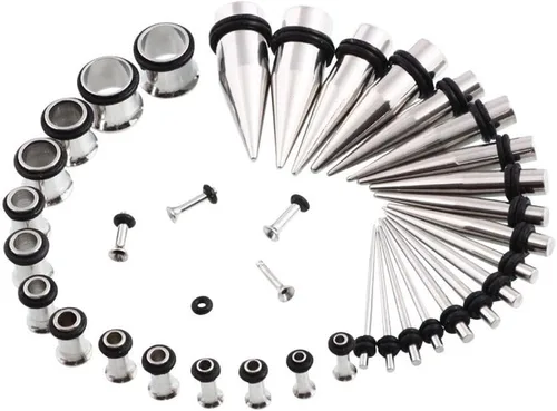 Miniatura 2 de JDXN - Juego de 36 piezas de acero inoxidable, 14 G - 00 G