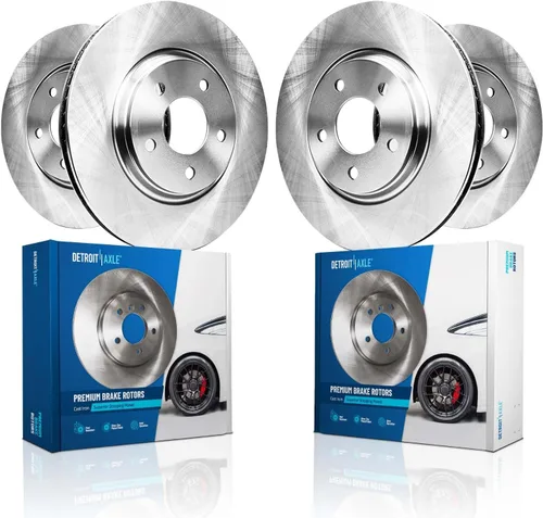 Miniatura 84 de Detroit Axle - Rotores de freno para Nissan NV2500 NV3500 NV1500 NV1500 2012-2021, repuesto de rotores de freno de disco: rotor delantero de 14.17