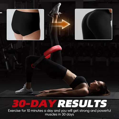 Miniatura 6 de Sistema de bandas de cadera y núcleo, bandas de resistencia de bucle para estirar y entrenar, bandas de glúteos para mujeres, bandas de halo