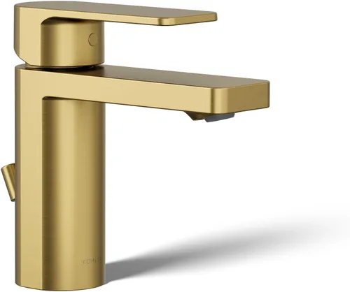 Miniatura 15 de Kohler 23472-4-BN Parallel® - Grifo para lavabo de baño con mango único, 1.2 gpm, níquel cepillado vibrante