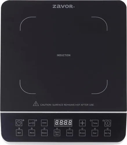 Miniatura 6 de Zavor Onyx - Placa de inducción, quemador eléctrico con 8 botones de inicio rápido, quemadores de bajo consumo para cocinar hasta un 50% más rápido