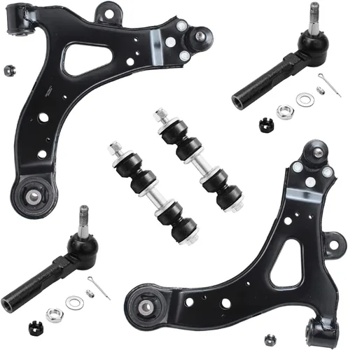 Miniatura 61 de Detroit Axle - Kit de brazos de control de extremo delantero 4WD para Ford 04-08 F-150, 06-08 Lincoln Mark LT, 4 extremos de barra de acoplamiento