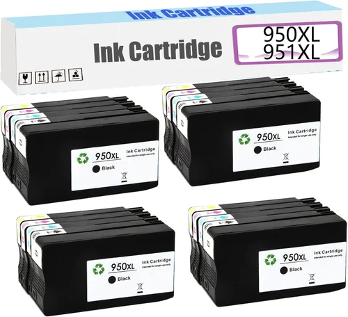 Miniatura 8 de Cartuchos de tinta 950XL 951XL compatibles con cartuchos de tinta de repuesto para HP 950 951 950 XL 951 XL con impresora Officejet Pro 8610 8620