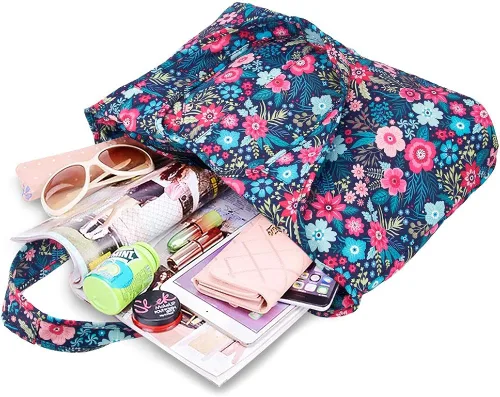 Miniatura 3 de ZOOEASS - Bolso grande de hombro para mujer, impermeable, multifunción, de nailon, para viaje