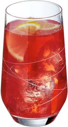 Miniatura 3 de Cristal d'Arques Paris Abstraction - Juego de 6 vasos de cristal Krysta para agua, jugos y otros blandos, brillo, transparencia y alta resistencia