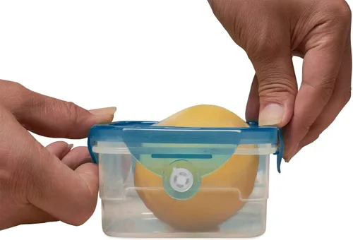 Miniatura 2 de Handy Gourmet Flexi-Top - Recipientes reutilizables, sin BPA, cuadrados, juego de 2