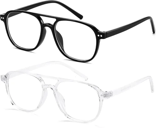 Miniatura 11 de FEISEDY Gafas de bloqueo de luz azul para mujeres y hombres, cuadrados, ligeros, antifatiga ocular y deslumbramiento UV B0141