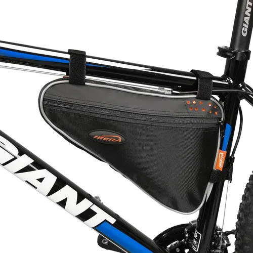 Bolsa para bicicleta, de Ibera, con forma de triángulo