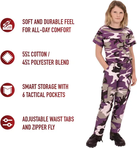 Miniatura 19 de Rothco Kids Bdu Pantalones – Acu Digital Camo