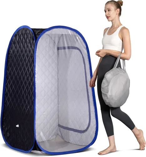 Miniatura 11 de Smartmak Tienda de Sauna de Vapor Portátil, Sala de Spa Plegable de Cuerpo Completo para Una Persona para Terapia de Desintoxicación Sin Vaporizador