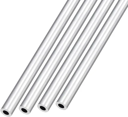 METALLIXITY Tubo de aluminio 6063 (0.276 in de diámetro exterior x 0.157 in de diámetro interior x 11.811 in de largo), 4 piezas, tubo redondo de