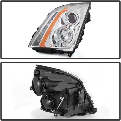 Miniatura 2 de ACANII - Faros de repuesto halógeno para Cadillac CTS 2008-2013, lado del conductor y del pasajero