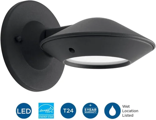 Miniatura 6 de Progress Lighting P560090-020-30K Strata LED al aire libre, bronce 5.50x8.06x6.56