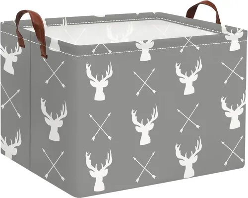 Miniatura 24 de Cestas para Bebé Cestas de Juguetes para Niños y Niñas Cesta de Regalo del Bosque Vacía Bonita Contenedor de Almacenamiento Caja Organizadora Animal
