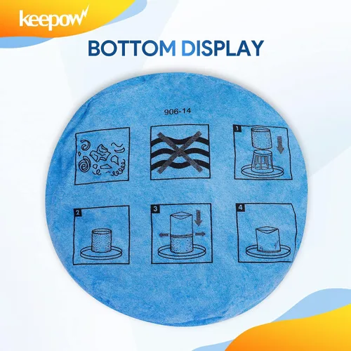 Miniatura 7 de KEEPOW Paquete de 10 filtros de tela VRC2 compatibles con aspiradoras Vacmaster de 1.5 a 3.2 galones, compatible con Armor All AA155 AA256 AA255