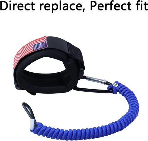 Miniatura 7 de Cordón para interruptor de barco con correa de muñeca compatible con motor fuera de borda Mercruiser Interruptor de parada de emergencia, cable