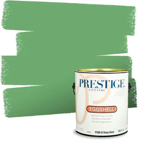 Miniatura 193 de PRESTIGE Pintura exterior e imprimación en uno, aloe, plano, 1 galón