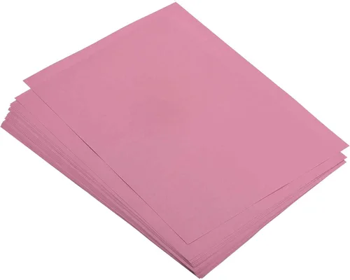 MECCANIXITY 100 Hojas de Papel de Copia de Color 8.3 x 11.7 Pulgadas Papel de Impresora 80gsm Rosa para Impresión de Oficina, Copia de Documentos,