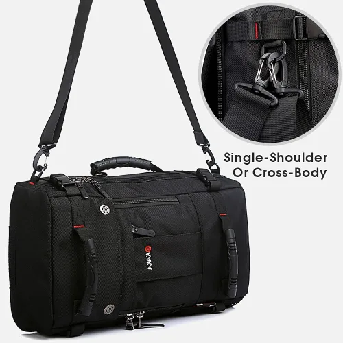 Miniatura 6 de KAKA Mochila de viaje, bolsa de mano, resistente al agua, aprobada por vuelo, mochila de fin de semana, mochila para hombres y mujeres