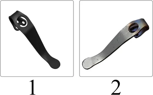 Miniatura 9 de HONUTIGE Clip de bolsillo para Spyderco C81 C10 C11, 3 agujeros, aleación de titanio, clip de bolsillo profundo para cuchillo Spyderco, accesorios