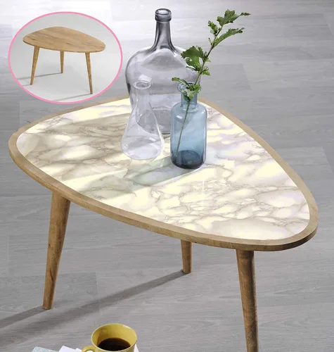 Miniatura 3 de 53356 - Lámina decorativa autoadhesiva para muebles, efecto mármol blanco, 17.7 x 78.7 in, resistente al agua