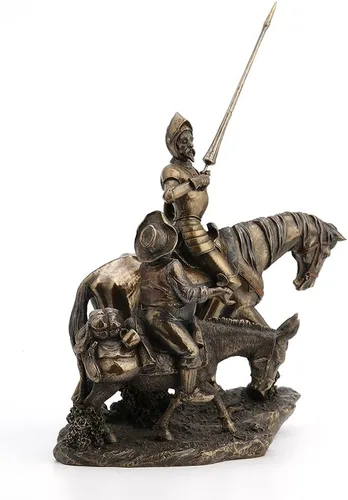 Miniatura 2 de Estatua de Don Quijote y Sancho Panza