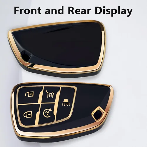 Miniatura 6 de XIYANG TRADE Funda para llavero Chevy con llavero, carcasa de TPU compatible con Chevy Traverse Equinox GMC Silverado Sierra Tahoe Suburban Yukon