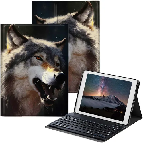 Miniatura 27 de Funda para Samsung Galaxy Tab S6 Lite 2022/2020 con teclado inalámbrico desmontable y soporte ajustable para proteger la tableta para Samsung Galaxy