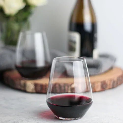 Miniatura 7 de Libbey Signature Greenwich - Juego de 6 copas de vino sin tallo, modernas copas de vino para vino tinto y blanco, juego de copas de vino sin tallo
