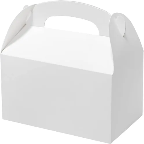 Miniatura 10 de Bonfasvo Cajas de regalo, paquete de 30 cajas de papel kraft plegables de 4 x 4 x 4 pulgadas, cajas de papel kraft plegables para damas de honor