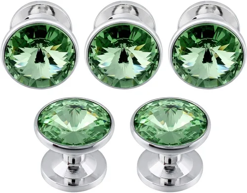 Miniatura 68 de HAWSON Gemelos para hombre con juego de tachuelas de camisa de 4/6 piezas, caja de regalo, joyería para hombre o accesorios para boda, fiesta