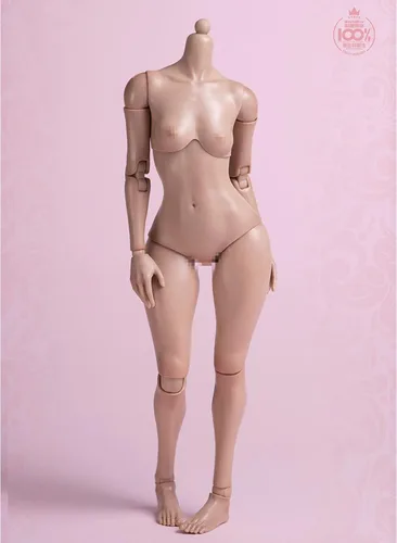 OBEST Worldbox AT202 - Figura de cuerpo súper flexible y duradero a escala 1/6, tipo de cuerpo regordete con pies desmontables, figuras de acción