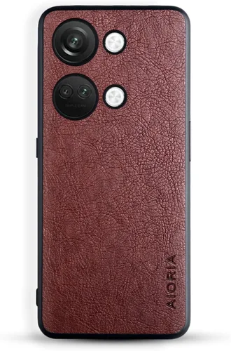 Miniatura 4 de AIORIA Funda para Oneplus Nord 3, pantalla de 6.74 pulgadas, funda de piel sintética de alta calidad, diseño retro de negocios, funda protectora