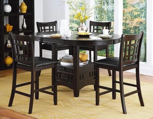 Miniatura 8 de Lexicon Dante Silla de Altura de Mostrador (Juego de 2), Silla de Isla de Cocina con Marco de Madera con Asiento de Tela Tapizada y Diseño