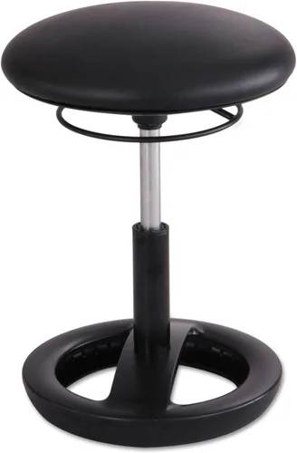 Miniatura 13 de Safco Twixt - Silla de asiento con movimiento activo, soporte ergonómico, altura ajustable, malla negra